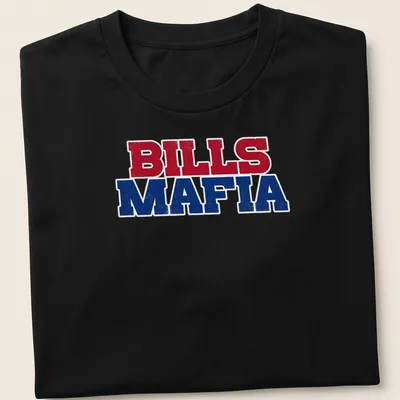 Vintage distressed Buffalo Bills T-shirt with bold lettering