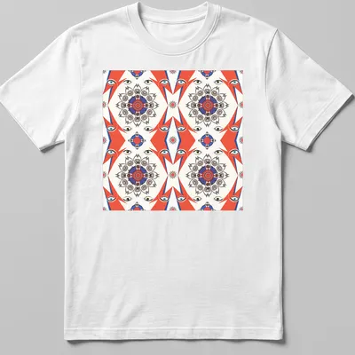 Kaleidoscopic fanart of Davy Jones' eyes in abstract geometric patterns